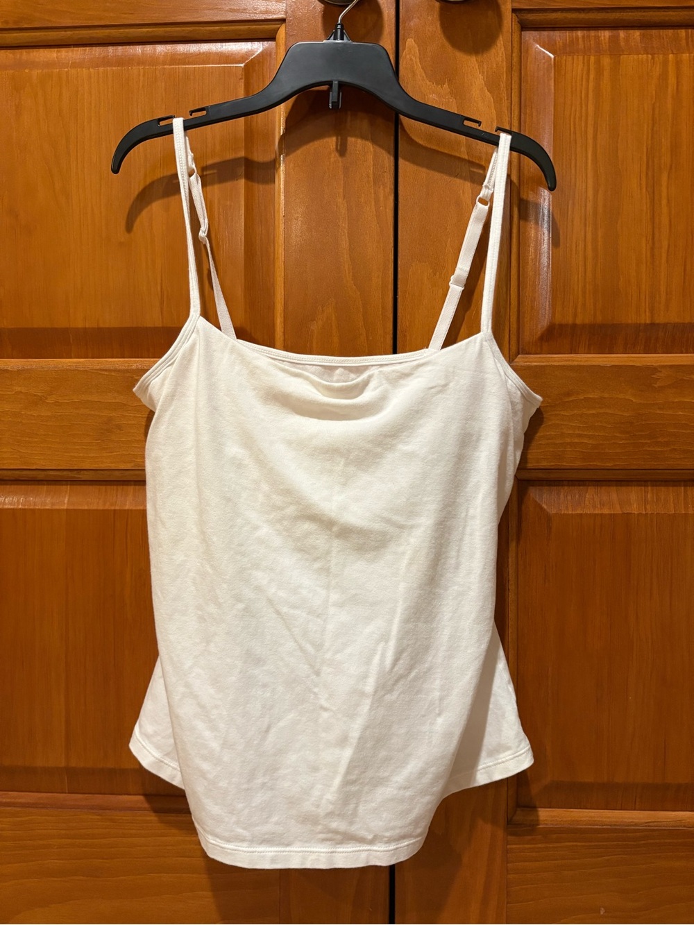 Women’s Cream Spaghetti Strap Tank Top